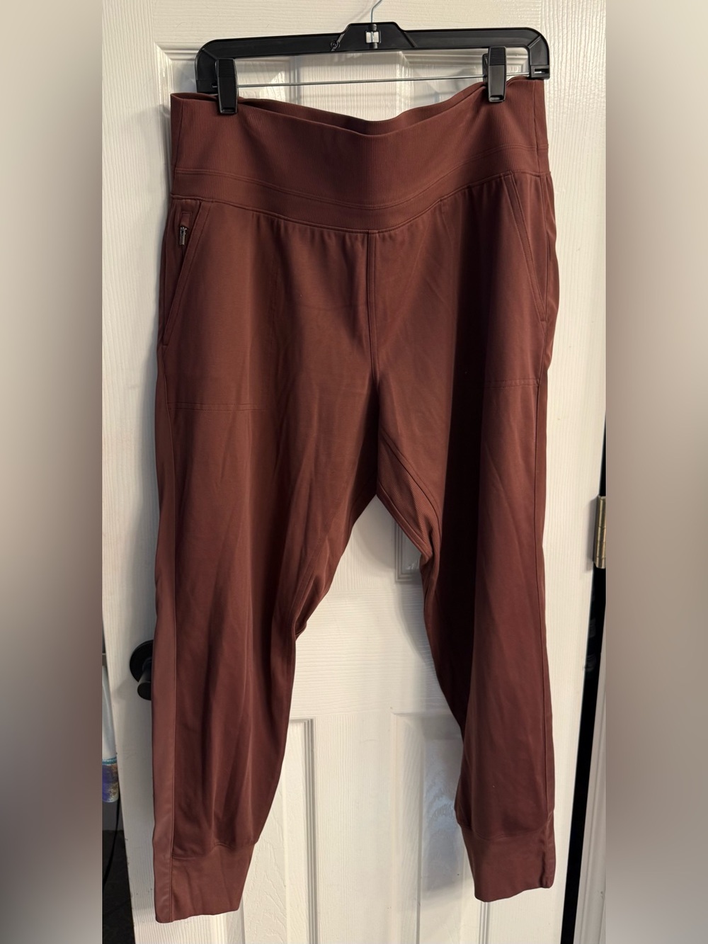 Size xl Athleta rust High-Rise Track Joggers